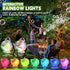 90/360 7-Color Rechargeable Bubble Machine - Auto Rotation, Remote Control, RGB, Larger Bubbles Design, Bubbles Maker