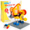 edxeducation My Gears Machine Set, 181 Pieces, Gears Toys for Kids Ages 4-8, Build Rotating Models