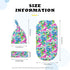 Set Butterfly Swaddle Blankets Newborn Receiving Blanket Baby Swaddle Wrap with Headband Hat for Baby Girls Boys