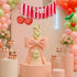 Cherry One High Chair Banner - Cherry Themed First Birthday Party Banner Garland, Sweet Girl Birthday Party Decoration