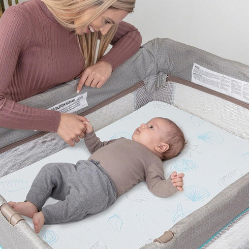 HDJOAPS Pack 38"x26"x3", Pack and Play Mattress Crib Mattress Pad for Playard, n Play Mattress with Soft Breathable