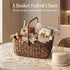 Best Choice Products Baby Diaper Caddy Organizer, Large Portable Handmade Nursery Basket w/Removable Divider & Handles