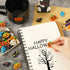 JUNEBRUSHS 65 Pcs Halloween Mini Erasers for Kids, Cute Bulk Erasers for Halloween Party Favors, Fun Ghost Bat Pumpkin