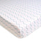 American Baby Company 100% Natural Cotton Fitted Crib Sheet, 52" x 28", Pink Zigzag, Hypoallergenic