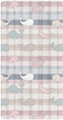 miaozhen Cotton Baby Crib Sheets Soft Breathable Manga Whale Plaid Offwhite Toddler Mattresses