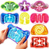 8 Pack Squeeze Fidget Toys for Kids,Squishy Sensory Tube with Maze Bead,Colorful