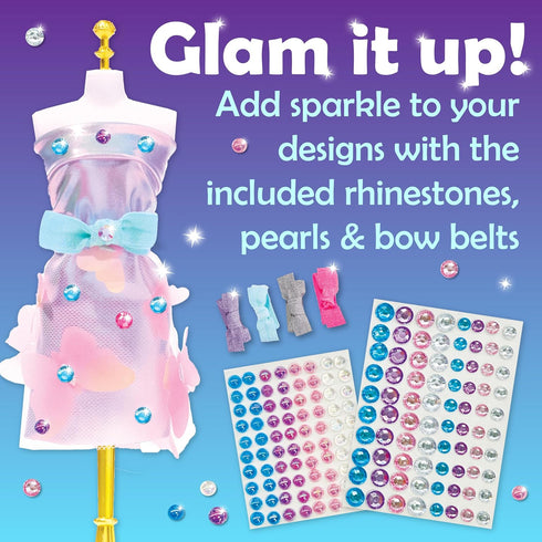 6-8, Creativity for Kids Designed by You Glam Studio: Girls' Fashion Designer Craft Kit for Ages DIY Arts and Crafts