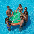 Swimline 60"/40"/12" Inflatable Blackjack Game Table Raft with Waterproof Cards Green/Brown