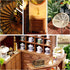 LannsoDIY Dollhouse Miniature Wooden Furniture Kit, Dust Proof Cover and Music Box, Handmade Wooden Dollhouse Toys