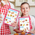 6 Set Yinkin Pcs Pretend Restaurant Menu for Kids Restaurant Order Pads Erasable Pen Food Diner Play for Kids Toddler