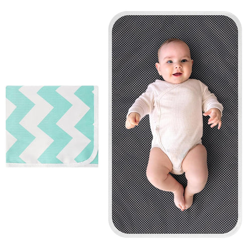 Accmor Portable Diaper Changing Pad, Waterproof Foldable Baby Changing Mat for Travel, Baby Essentials Shower Registry