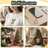 161 30 7.9 5.7 WoBiogHo Pcs Shrink Plastic Keychain Making Kit, Shrink Plastic Sheets x in, Hole Punch, Lobster Clasps