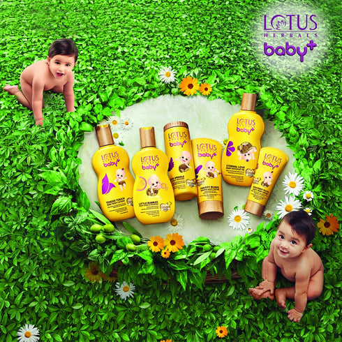 Lotus Herbals 200ml Baby+ Little Bubbles Body Wash and Shampoo