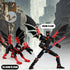 KAMOVNY T13 3D Set Assembled Printed Action Figure with Dragon - Multi-Jointed Movable Robot Toy, Accessories & Weapons