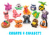 60 Set Air Dough - Bags of Colored, Air Dry, Ultra Light, Non-Toxic Modeling Clay in a Bucket Including Accessories