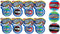 JA-RU Water Skip Ball (8 Pack) Bouncy Hopper Ball for Swimming Pool, Lake & Beach Fun Summer Outdoor Toys
