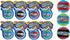 JA-RU Water Skip Ball (8 Pack) Bouncy Hopper Ball for Swimming Pool, Lake & Beach Fun Summer Outdoor Toys