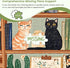 XAPAEG 300 Cozy 300 Piece Puzzles for Adults, Charming Cat Bookshelf Jigsaw Puzzle, and Relaxing Piece Puzzle, Perfect