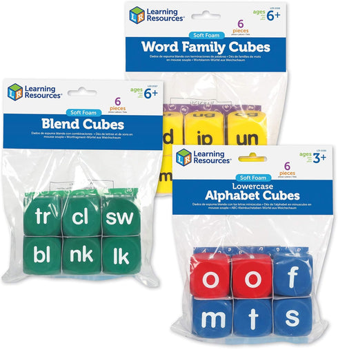 Learning Resources Phonics Cubes Class Set - Alphabet and Words Letter Recognition,