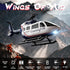 8-12 DEERC RC Helicopter,Rescue Remote Control Helicopter for Kids & Adults,Toys Helicopter with Altitude Hold, One Key
