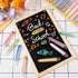 ZHBDMGK 48 Sidewalk Chalk for Kids, Colors Dustless Washable Toddlers Chalk with Plastics Holder for Blackboard Drawing