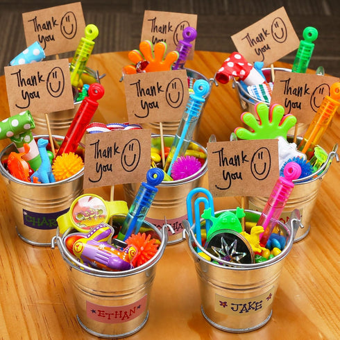 32 Pcs Neon Bubbles for Kids, Mini Bubble Wands for Party Favors, Gift Box, Summer Outdoor Toys