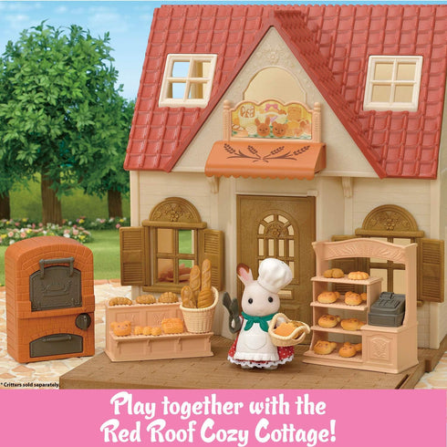 Set 53+ Calico Critters Bakery Shop Starter - Bake & Play with Pieces!