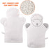 Shappy 4 Pieces Baby Bath Mitt Washcloths - Cute Animal Design Toddler Soft Gloves for Baby Bath Shower