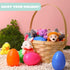 JOYIN 12 Pcs Mini Stuffed Animal Plush Toys, Prefilled Easter Eggs for Kids Egg Hunt & Party Favors