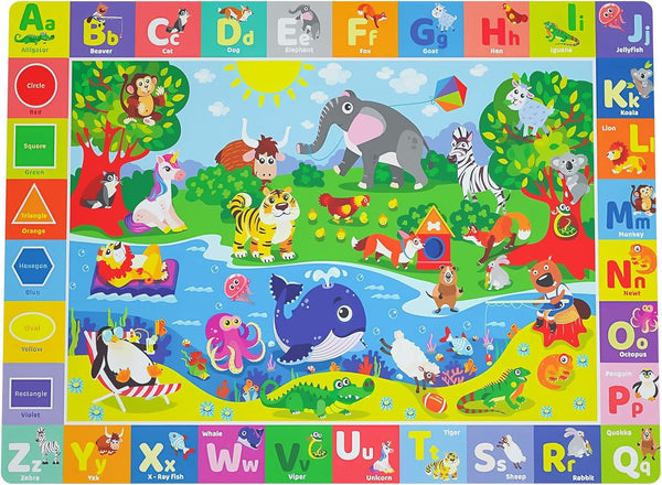 Baby Play Mat for Floor, Non-Slip Playmat for Toddlers & Infants, Extra
