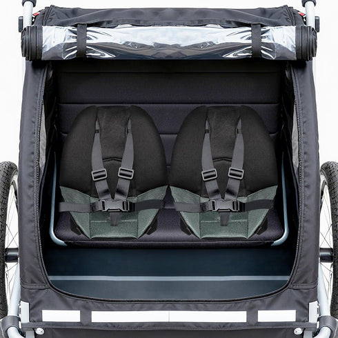 Ihaapsi 3D Baby Trailer Comfort Seat Liner Padded Infant & Toddler Cushion for Bike Trailers and Strollers | Breathable