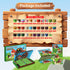 powerful xishan 150 3+, 4 PCS Magnetic Blocks, Magnetic Building Blocks Cubes, Farm Magnet Toys for Kids Ages Magnet
