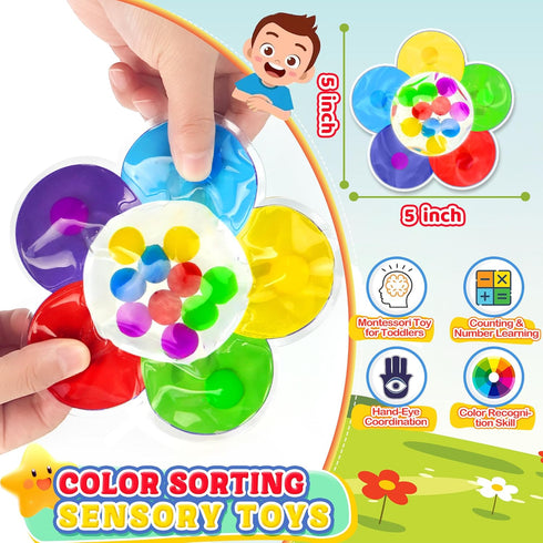 6PC 3 4 5 6 7 8 Sensory Travel Toys for Toddlers Kids Autism Airplane Car Travel Activities Toy Road Trip Essential