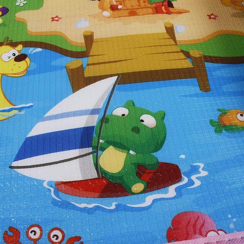 Thicken(0.4") 70.8"x47.2" SIMPVALE Baby Play Mat for Floor, Foam Baby Crawling Mat, Reversible Waterproof & Foldable