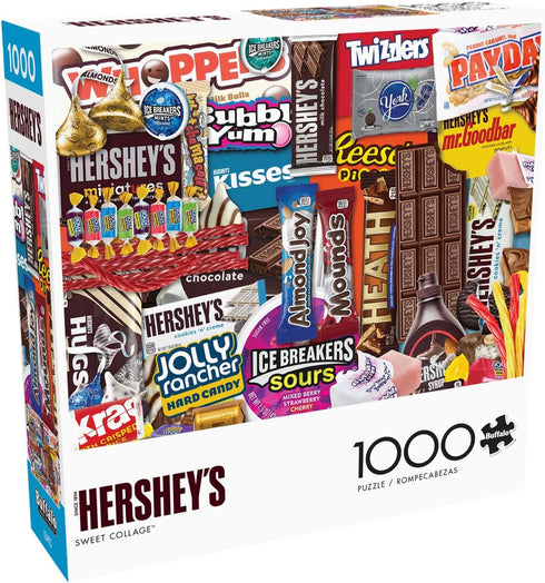Buffalo Games - Hershey - Sweet Collage - 1000 Piece Jigsaw Puzzle for Adults, Perfect for Game Nights