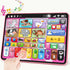 Peacurh Trilingual Learning Toy Tablet with Music & Sound, Montessori Speech Therapy Toys