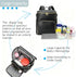 RSENFREMIOR Backpack Large Diaper Bag with USB Port, Vegan Leather Diaper Tote, Hospital Bag for Labor, Stroller