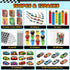 96Pcs Set BenLouis Race Car Party Favors Racing Theme School Stationery Bulk for Kids Fast Racecar Wheel Birthday Party