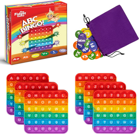 The Fidget Game ABC Bingo, Games for Kids - Six Educational Alphabet