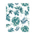 Super Soft Green & White Palm Leaf Crib Fitted Sheet by NoJo