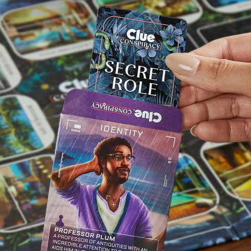 Clue Conspiracy Board Game for Adults & Teens - Secret Role Strategy Game, Ages 14+, 4-10 Players, 45 Minutes