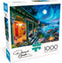 Buffalo Games - Darrell Bush - Moonlight Lodge - 1000 Piece Jigsaw Puzzle, Blue