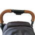 Baby Stroller Leather Armrest Handle Cover for Uppababy Vista V1/V2, Brown Bumper Sleeve
