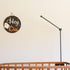 Black Wooden Crib Mobile Arm, Adjustable Mobile Holder for Crib and Desk Rotating Baby Mobile Hanger Nursery Decoration