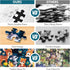 Puzzles for Kids Ages 4-8 - Cute Deer Party in Forest Night - 100 Piece Jigsaw Puzzles for Educational Learning