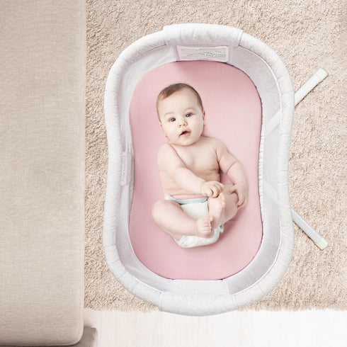 31.5'' 18'', 2 Pack TILLYOU Cotton Fitted Bassinet Sheets for Baby Boy Girl, Fit for Halo Bassinet Swivel Sleeper