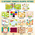Montessori Busy Book for Toddlers, Educational Toys with 12 Themes, Learning Activities Gift for 1-4 Year Olds