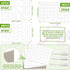 10 Sets Blank Sublimation Puzzle Jigsaw for Kids Rectangle Heart Shaped White DIY Custom Puzzle Heat Press Thermal Transfer Puzzle Pearl Puzzle Blank Puzzle (A5-28/12/48 Rectangle)