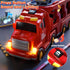 1-3 3-5, 5-in-1 Set 1 2 3 4 5 6 3-9 Fire Truck Toys for Toddler Fire Car Carrier Vehicle for Girls Years Old, Transport
