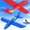 Fuwidvia Electric Foam Airplane Toy, 2 Pack LED 15/25s Plane Toy for